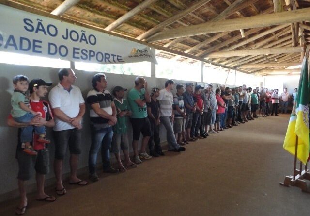 Abertura do 9º Campeonato Municipal de Bocha