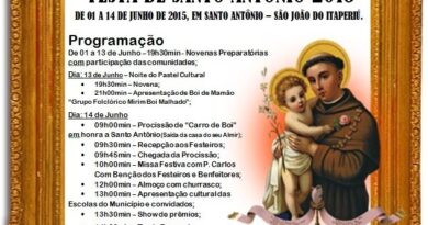 Convite da Festa de Santo Antônio