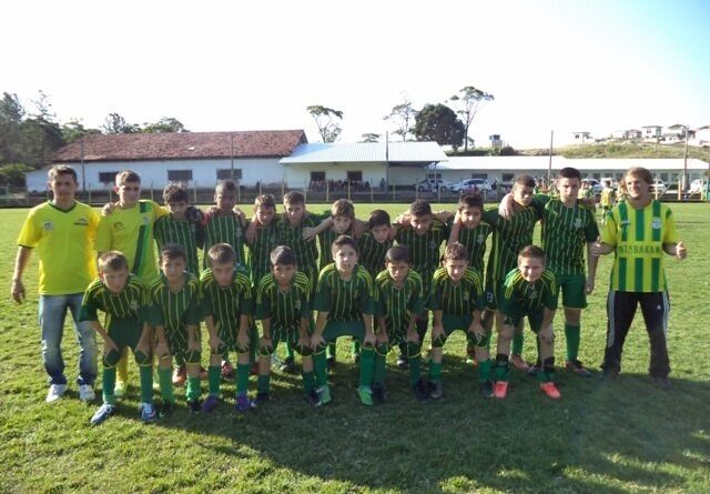 Equipe de São João do Itaperiú na Copinha