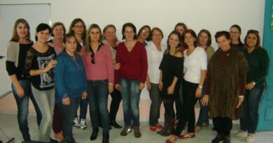 Educadoras em curso sobre Educação Inclusiva